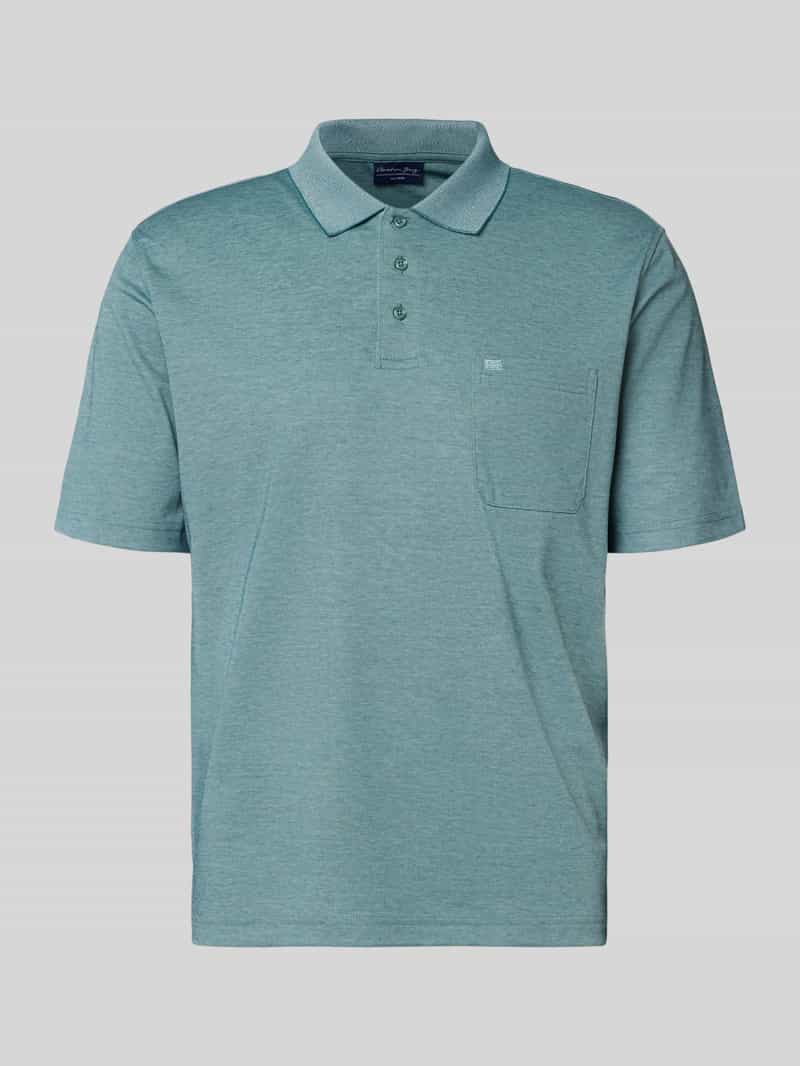 Regular fit Poloshirt met borstzak