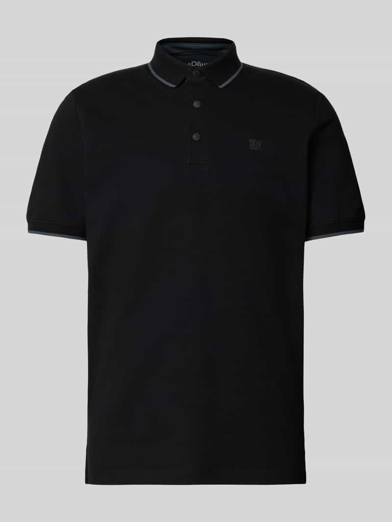 s.Oliver RED LABEL Regular fit poloshirt van katoenmix