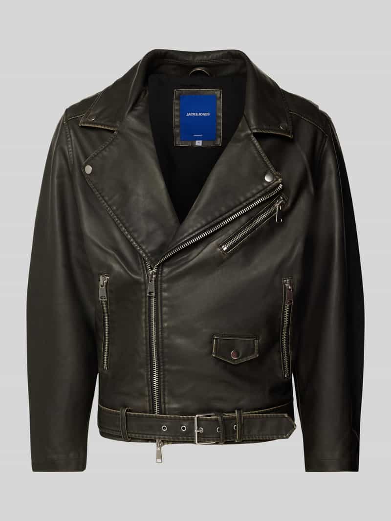 jack & jones Bikerjack met ritszakken model 'EATON'