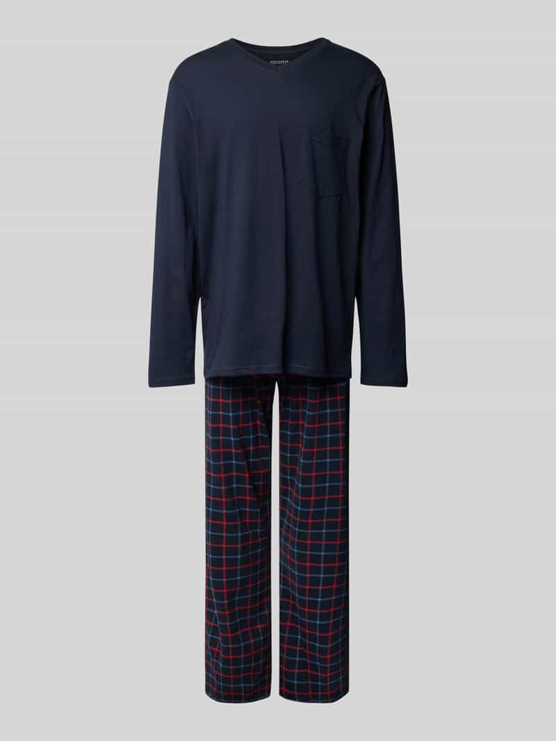 Schiesser Pyjama met V-hals
