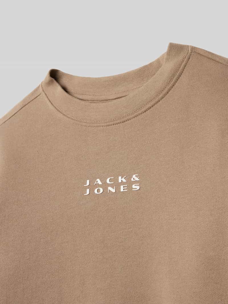 jack & jones Sweatshirt met logoprint model 'POINT'