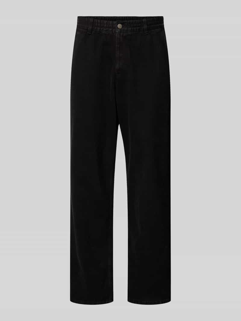Forét Regular fit stoffen broek met elastische band model 'CLAY PANTS'