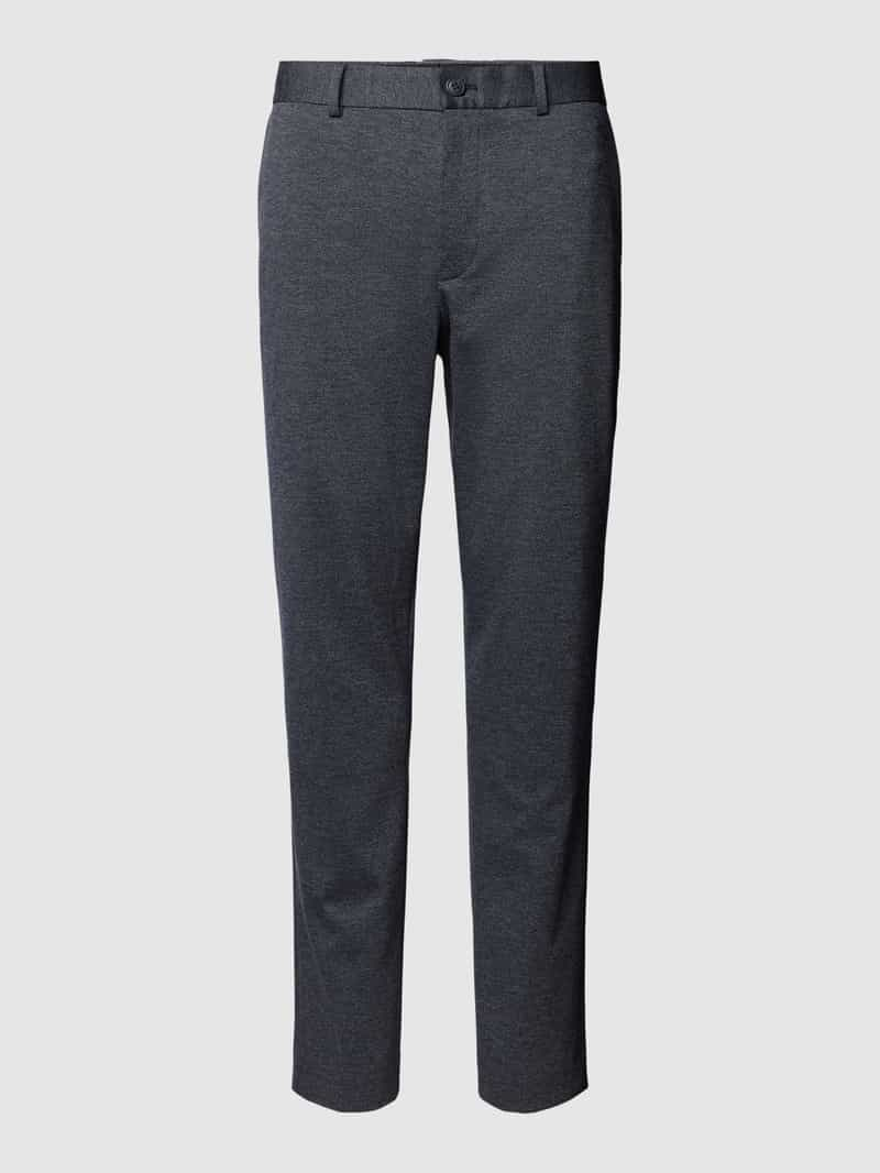 Selected Homme Slim fit stoffen broek met structuurmotief, model 'AITOR'