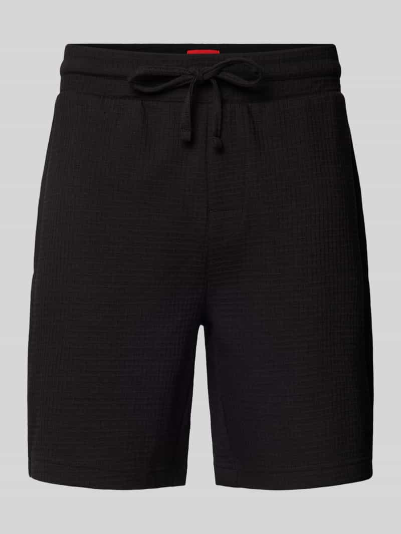 HUGO Sweatshorts met elastische band model 'Austin'