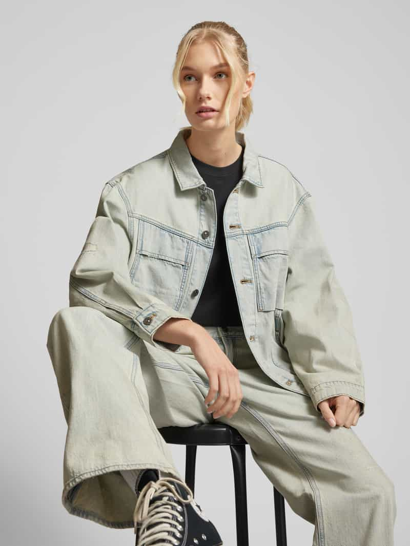 G-Star Raw Oversized jeansjack met opgestikte borstzakken