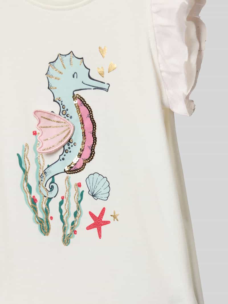 BLUE SEVEN Tanktop met volantmouwen