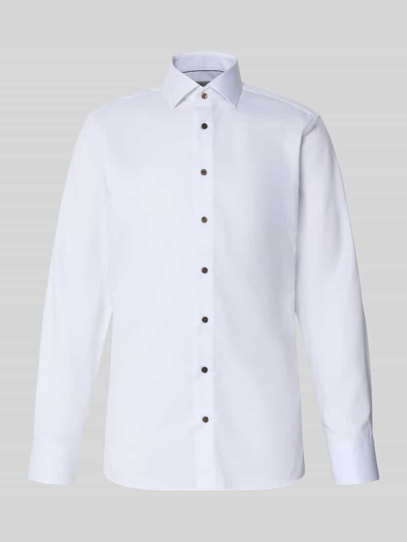 Eterna Slim fit zakelijk overhemd met knoopsluiting