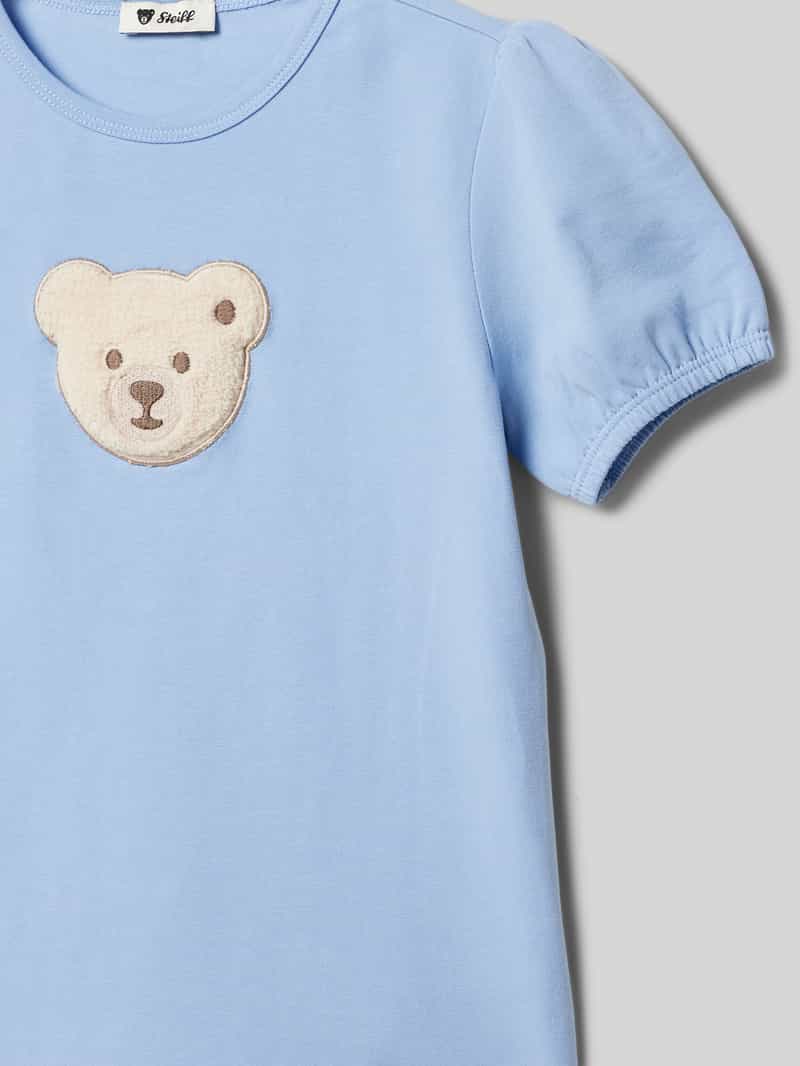 Steiff T-shirt met motiefpatch
