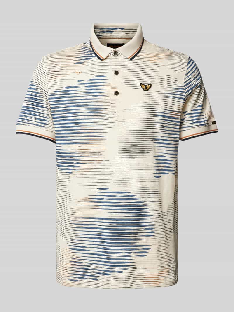 PME Legend Regular fit poloshirt met labelbadge