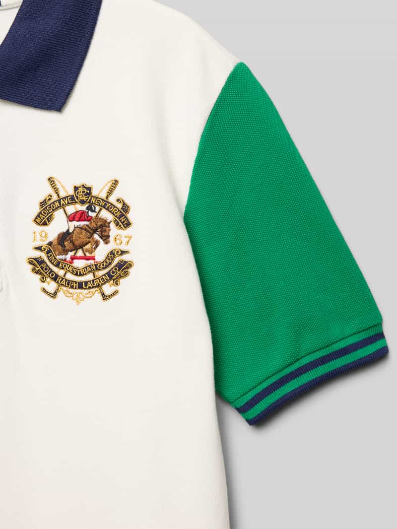 Polo Ralph Lauren Teens Poloshirt met korte knoopsluiting