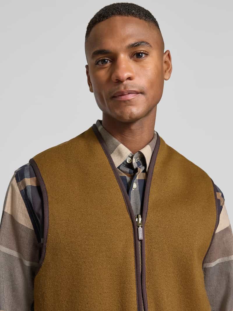 Barbour Regular fit gilet van imitatiebont
