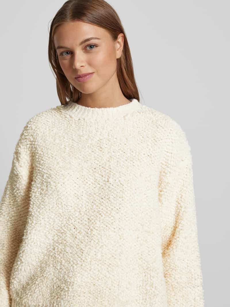 someday. Relaxed fit Pullover in bouclé-look met wol Model 'Telena'