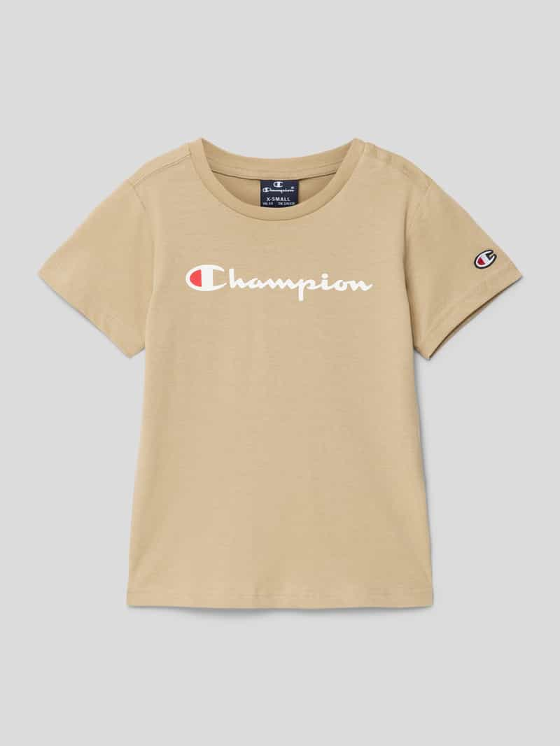 Champion T-shirt met labelprint