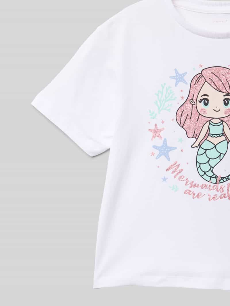 name it T-shirt met motiefprint