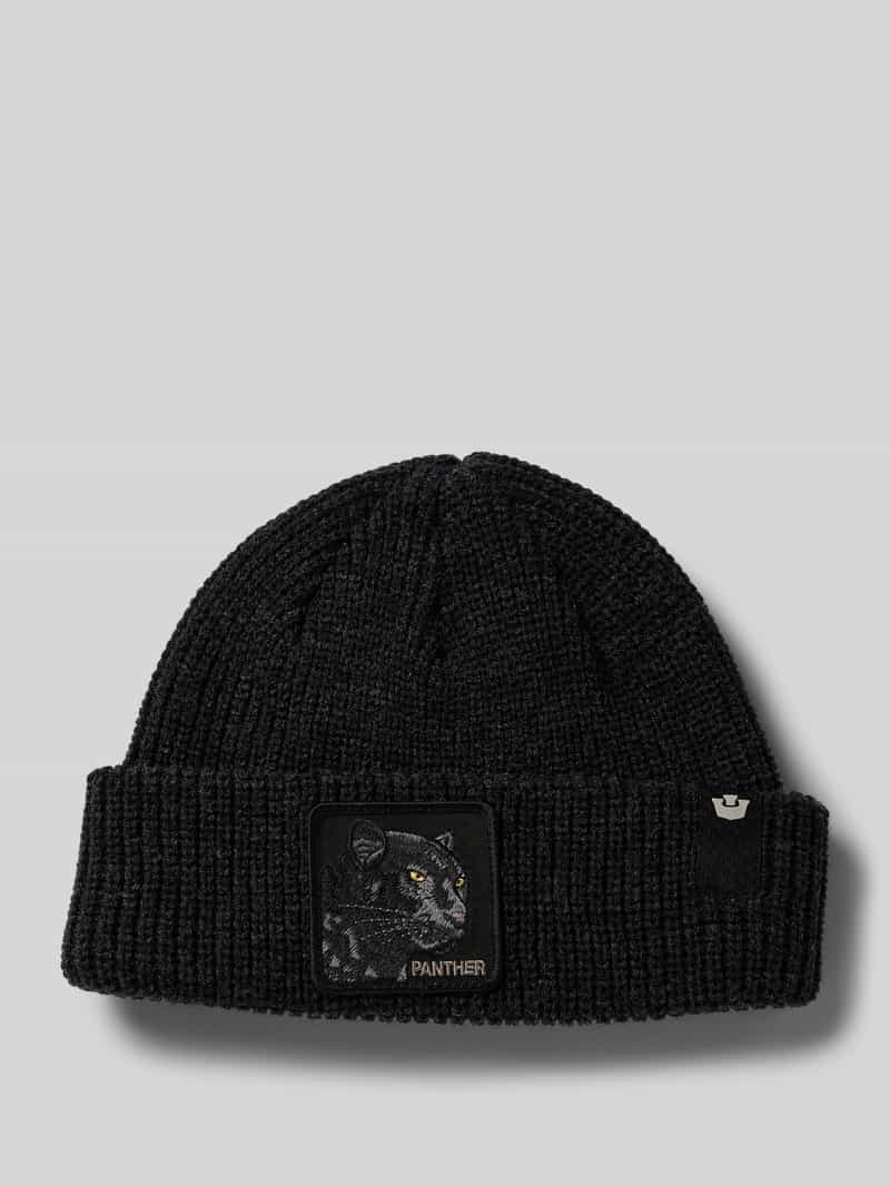 GOORIN BROS. Beanie met motiefpatch model 'THE PANTHER BEANIE'
