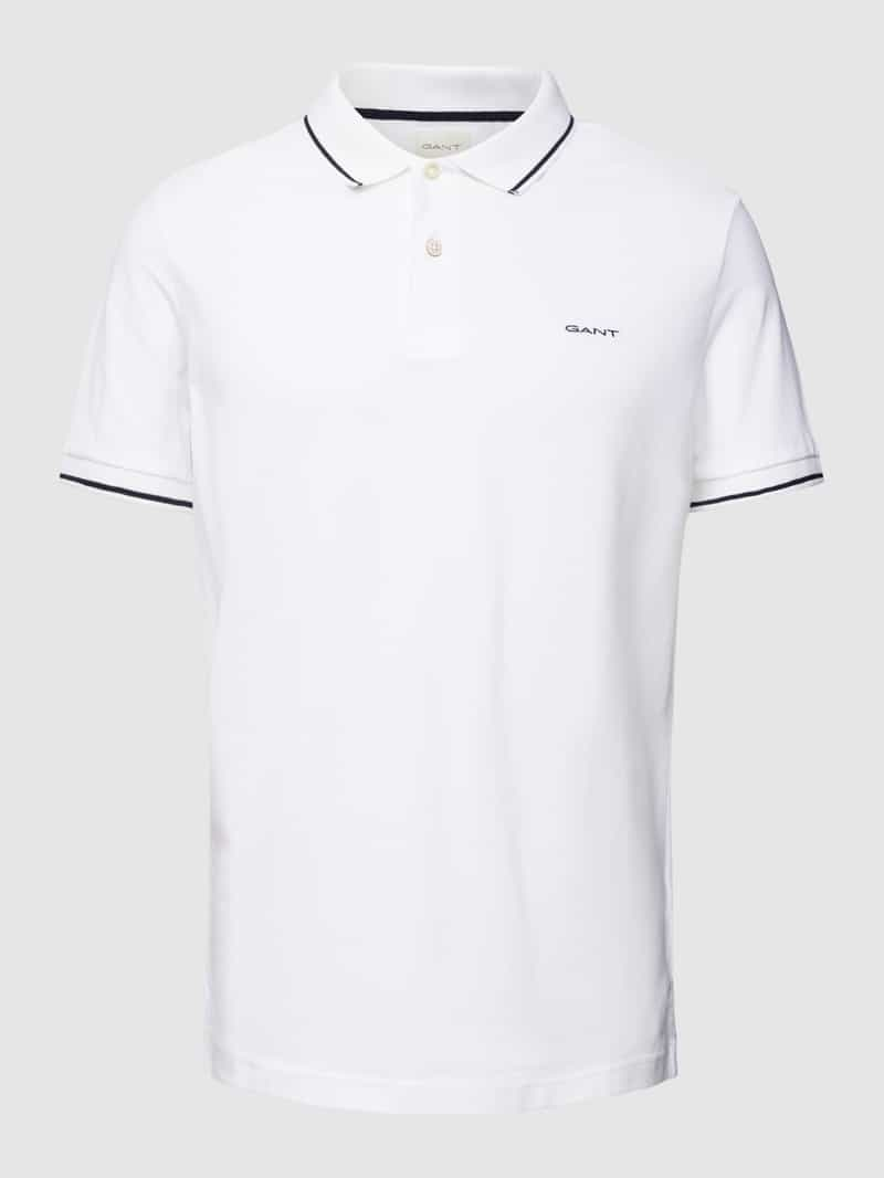 Gant Poloshirt met labelstitching model 'TIPPING'