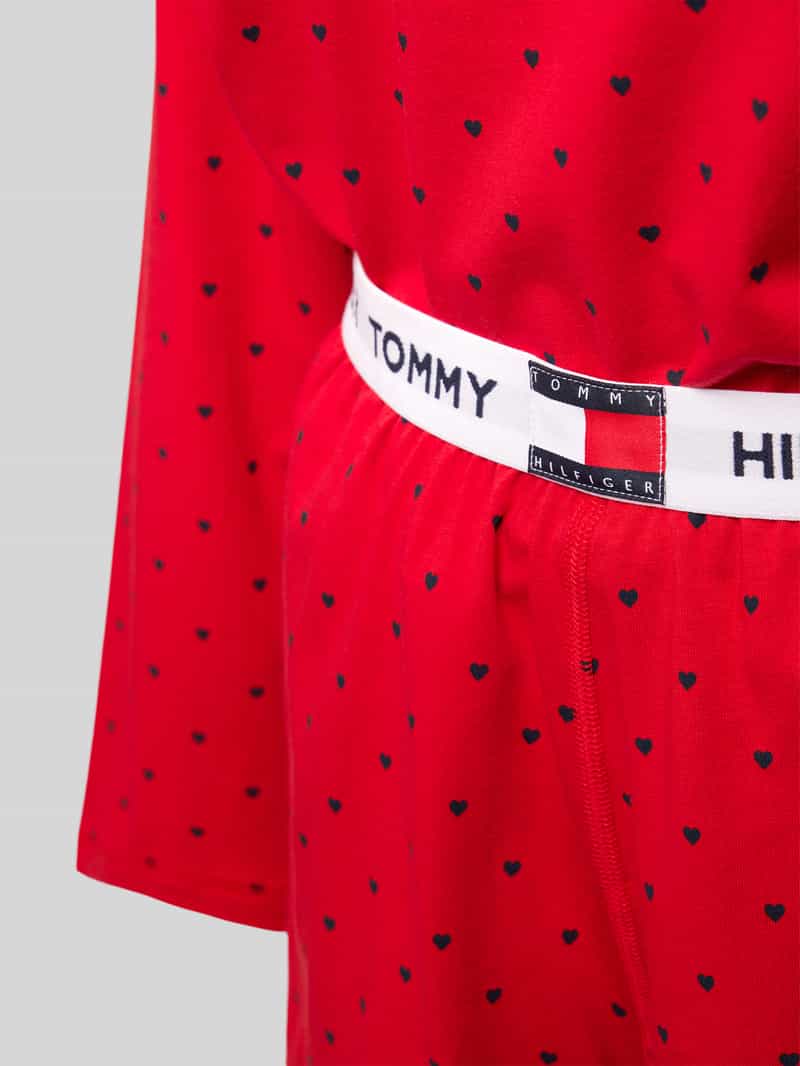 Tommy Hilfiger Pyjama met label- en motiefprint