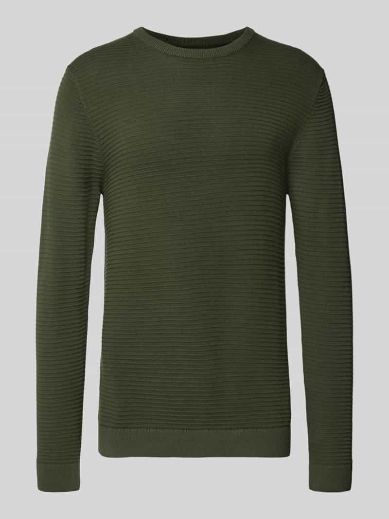 Gebreide pullover met ronde hals, model 'OTTO'