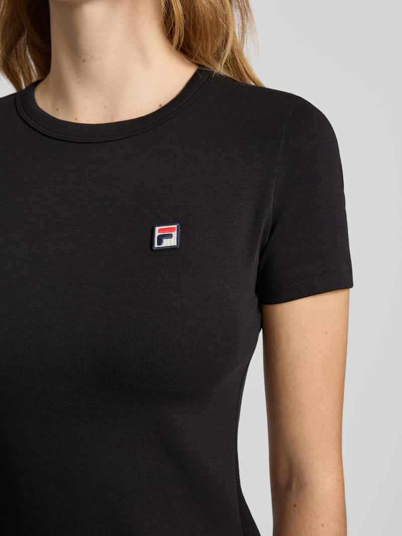 Fila T-shirt met labelstitching model 'BIELLA'