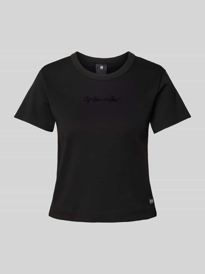 G-Star Raw T-shirt met labelstitching