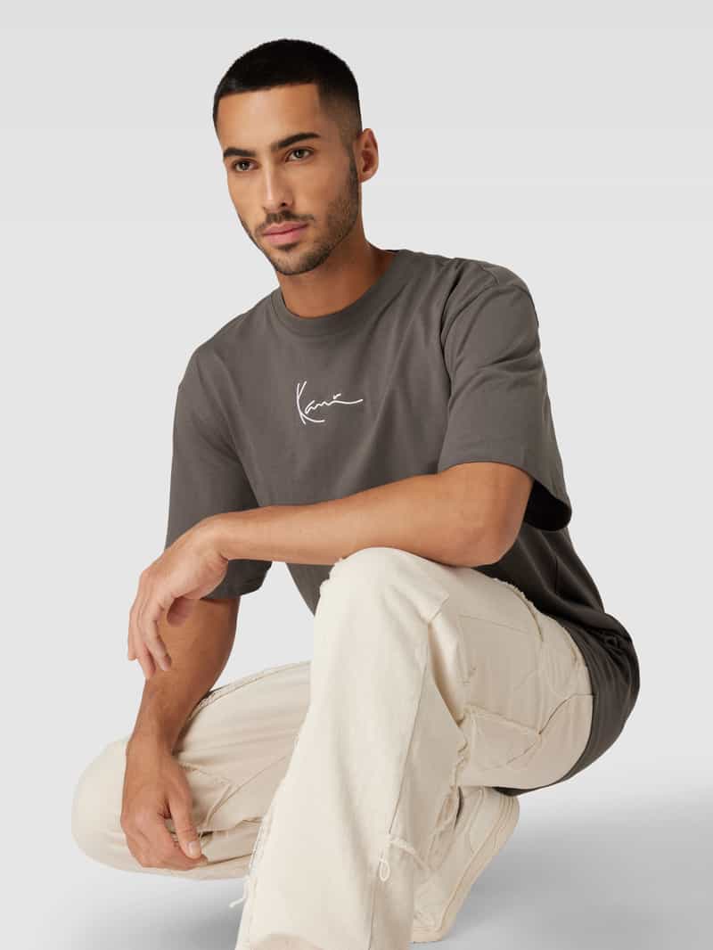 Karl Kani T-shirt met labelstitching