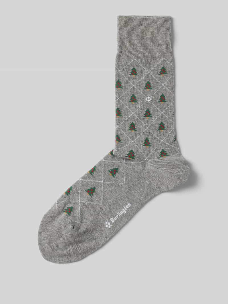 Burlington Sokken in all-over look model 'CHRISTMAS TREE'