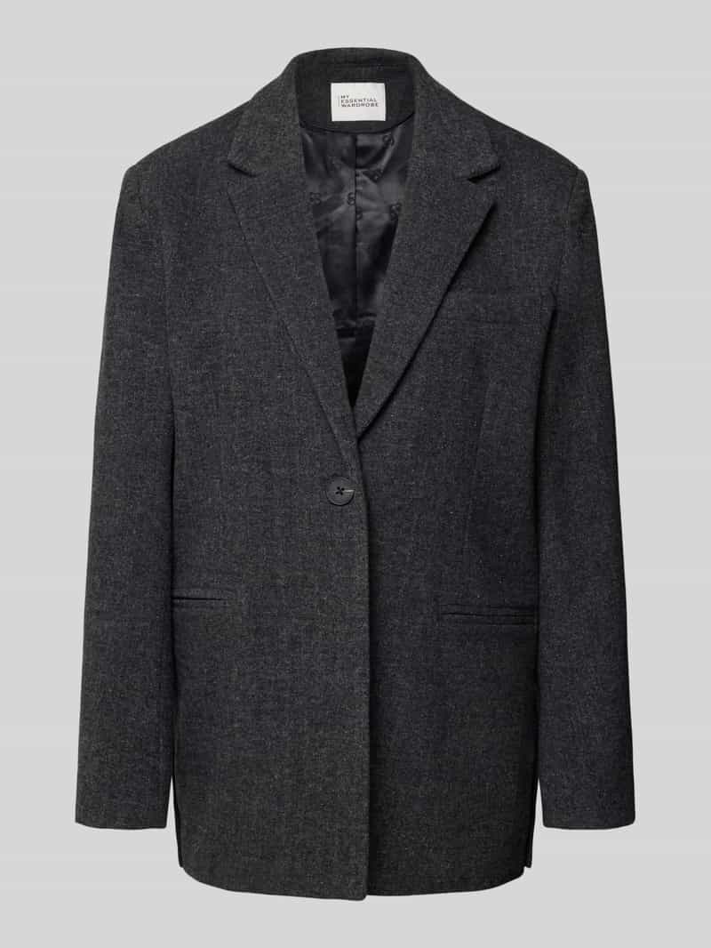 My Essential Wardrobe Blazer met wol en reverskraag model 'Layla'
