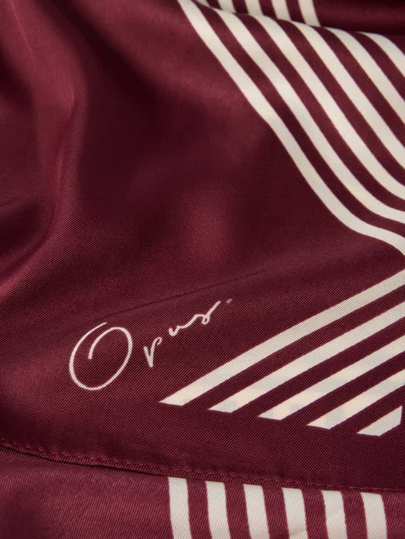 Opus Sjaal met labelprint model 'Adilly'