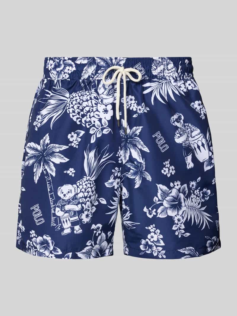 Polo Ralph Lauren Underwear Regular fit zwembroek met labelprints model 'TRAVELER'