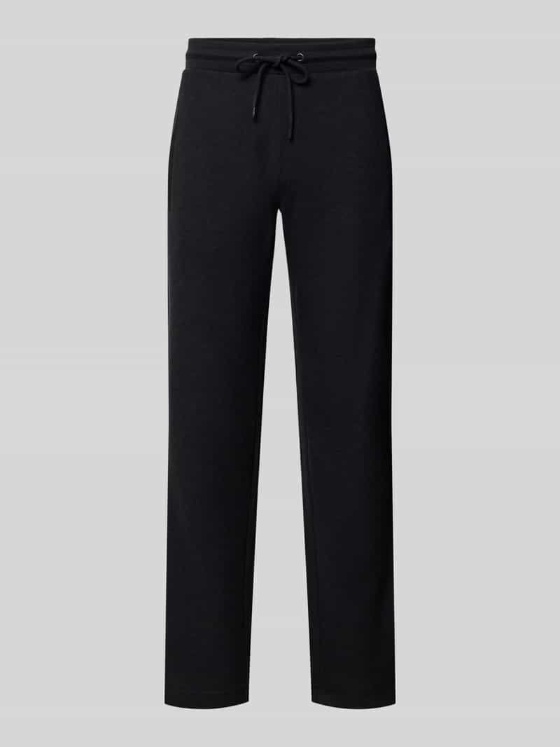 Bugatti Sweatpants met elastische band en tunnelkoord