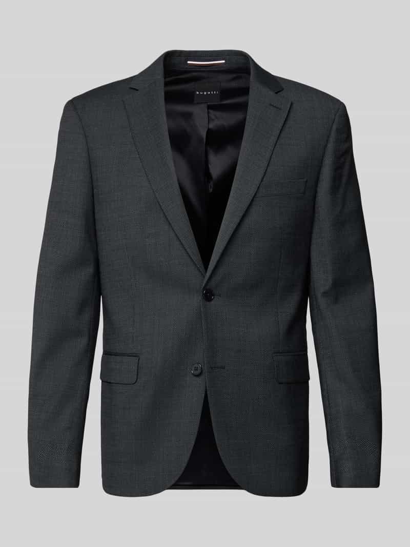 Bugatti 2-knoops colbert met reverskraag