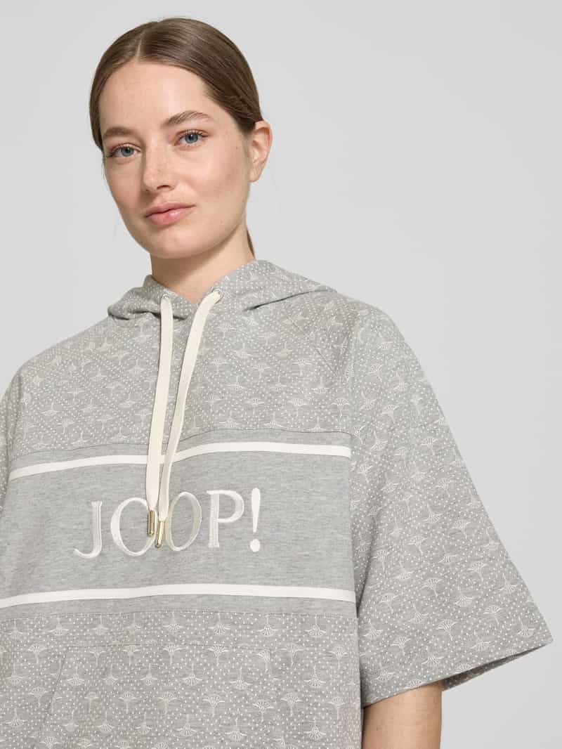 Joop! Hoodie met labelstitching