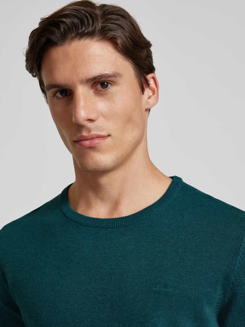 s.Oliver RED LABEL Gebreide pullover met ribboorden