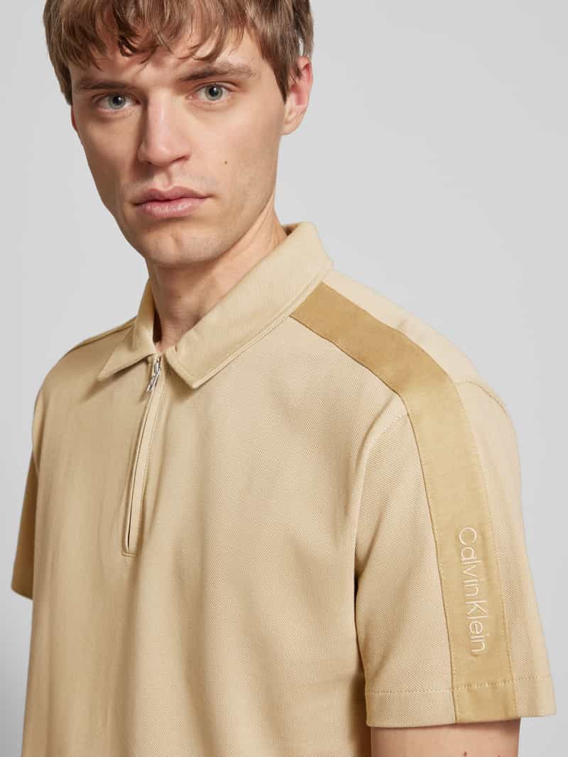 Calvin Klein Jeans Poloshirt met labeldetail