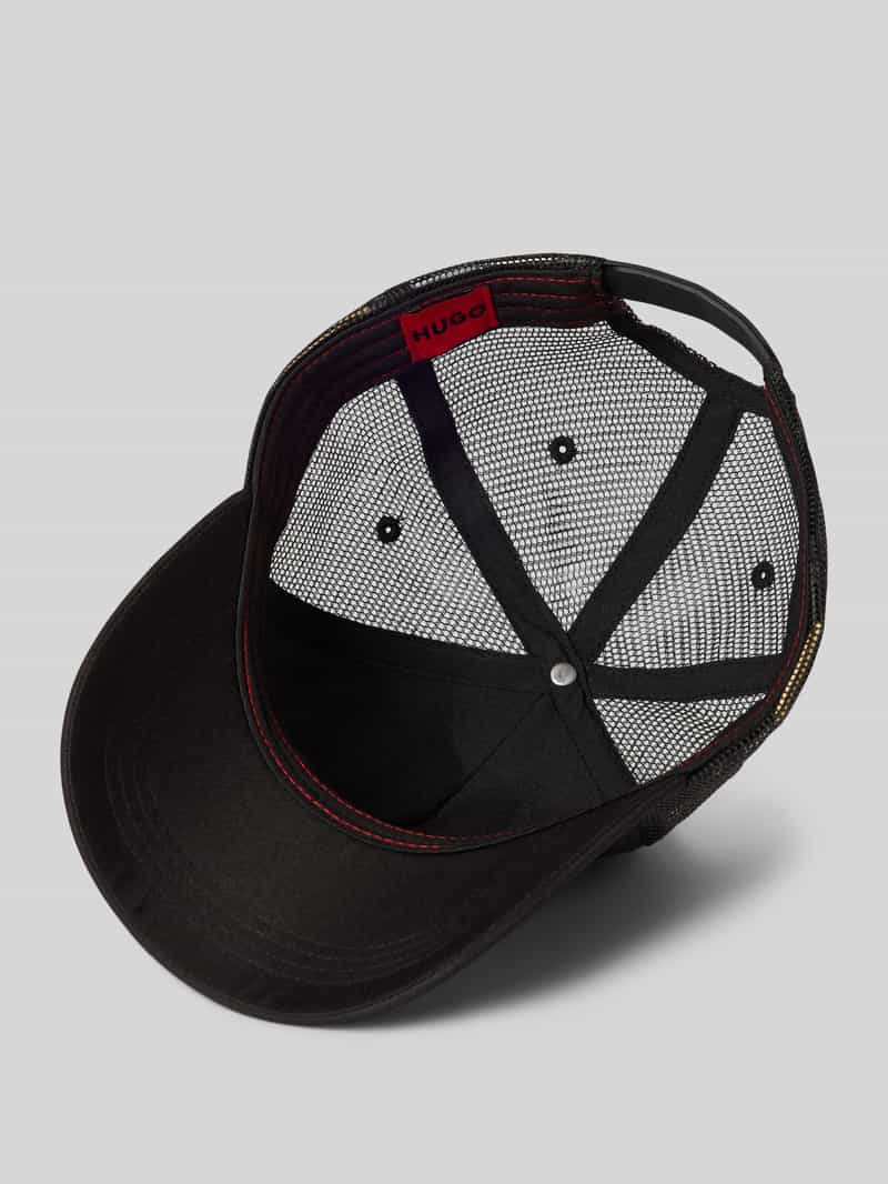 HUGO Trucker-pet met labelbadge model 'Kody'