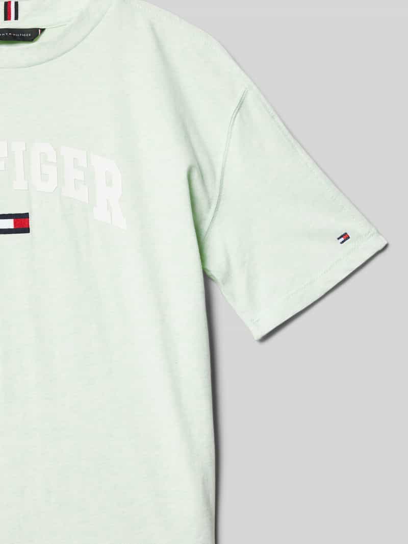 Tommy Hilfiger Teens T-shirt met labelstitching model 'VARSITY'