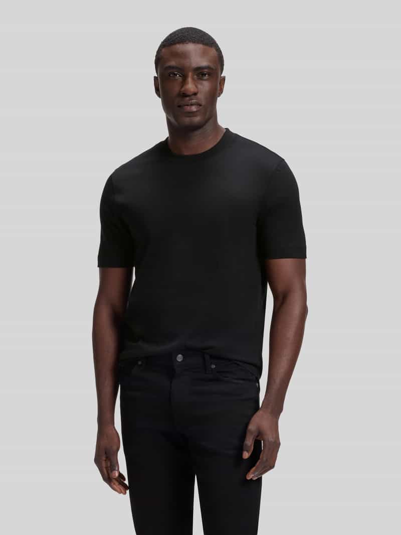 Boss Regular fit t-shirt van puur katoen model 'Thompson 02'