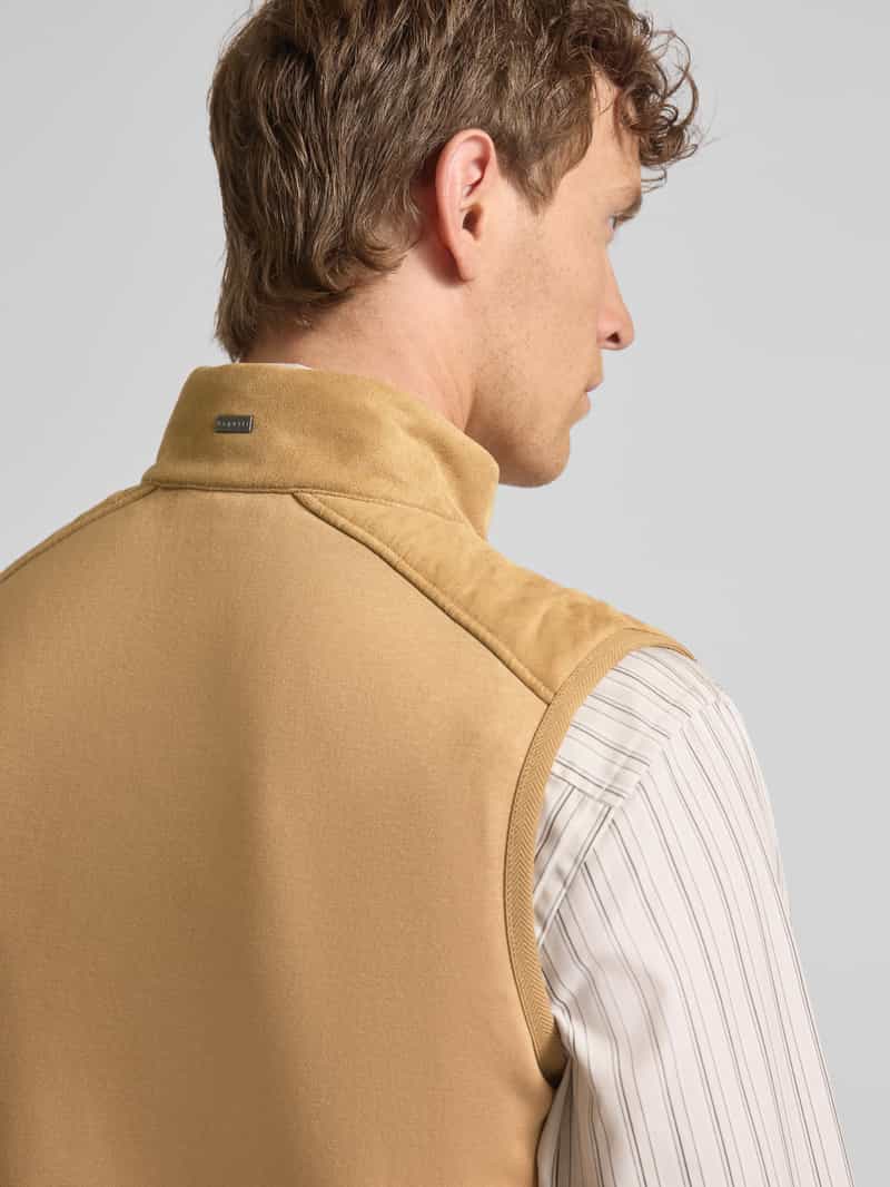 Bugatti Regular fit bodywarmer met opstaande kraag
