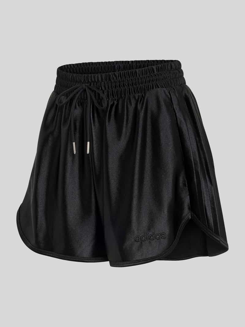 Loose fit sweatshorts met contraststrepen