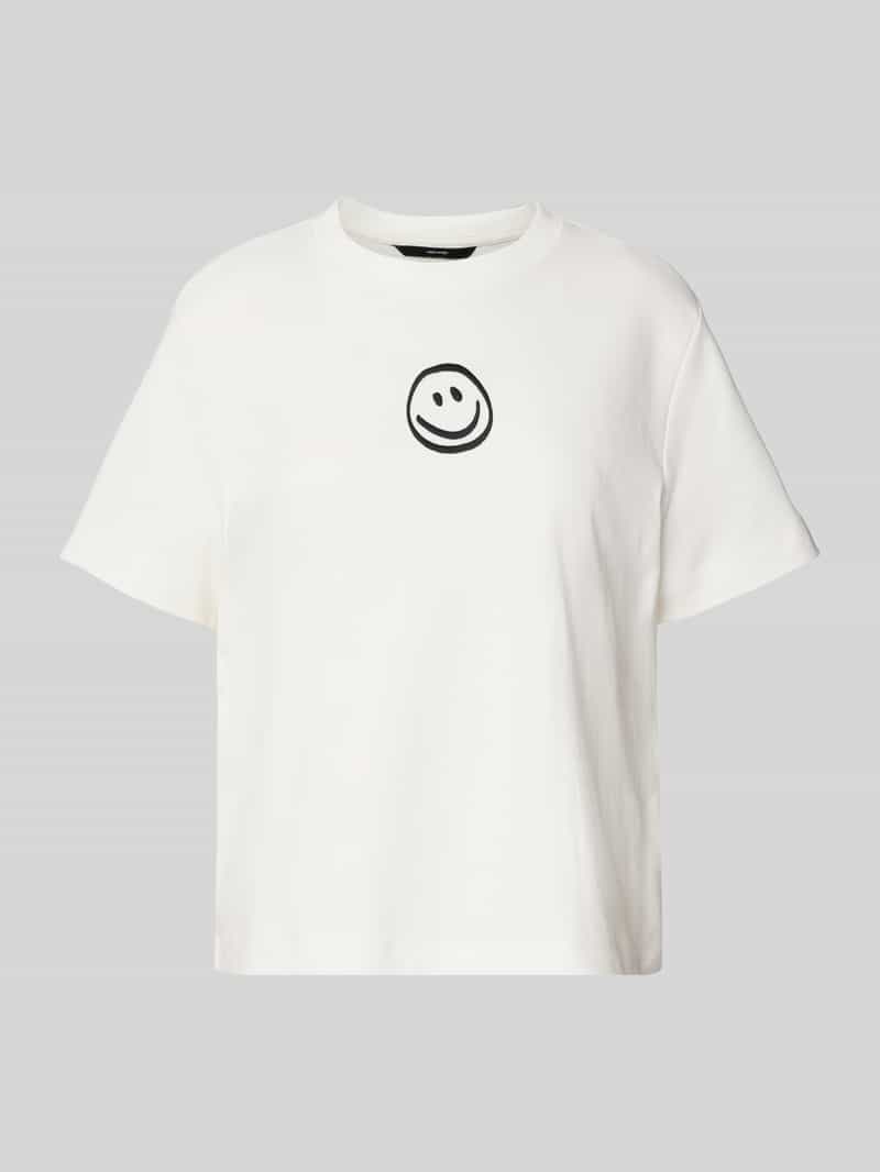 Vero Moda Loose fit T-shirt van puur katoen model 'SARA METTE'