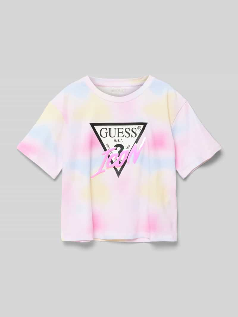 Guess T-shirt met labelprint