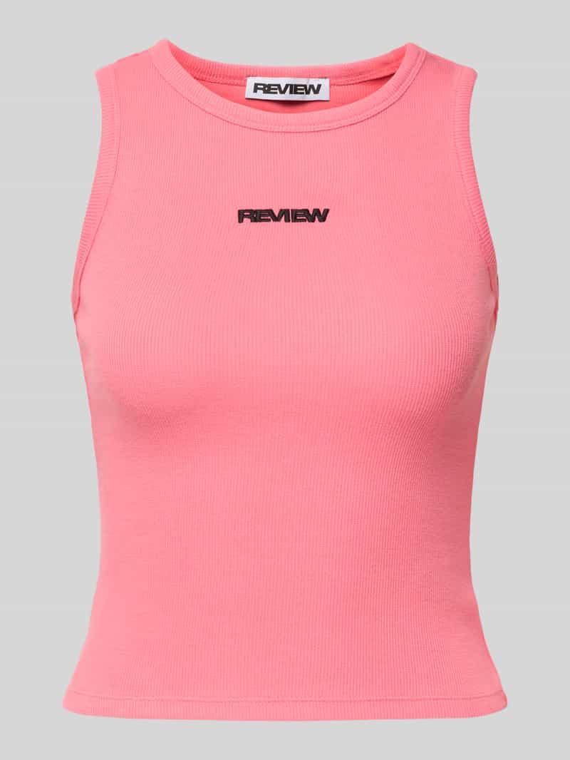 Review Tanktop met labelstitching
