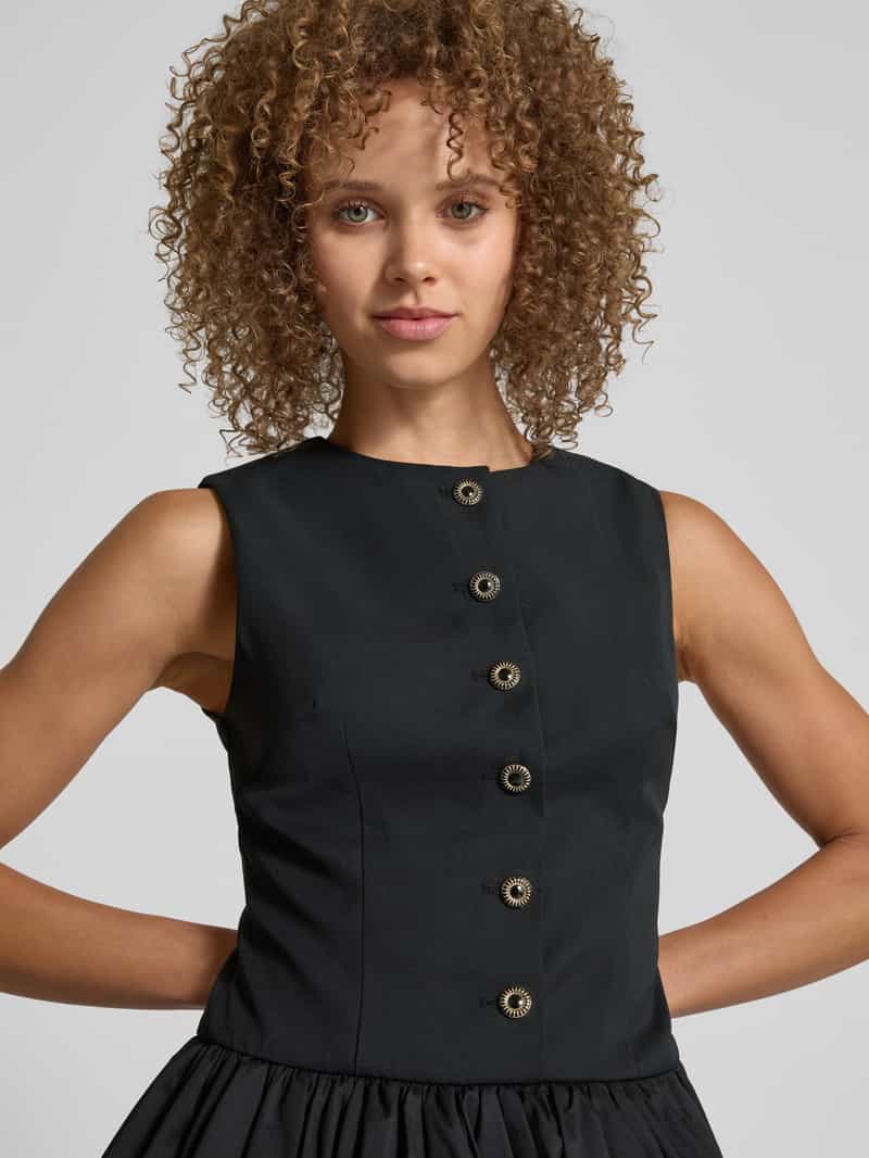 Amy Lynn Cocktailjurk met knoopsluiting model 'Bea'