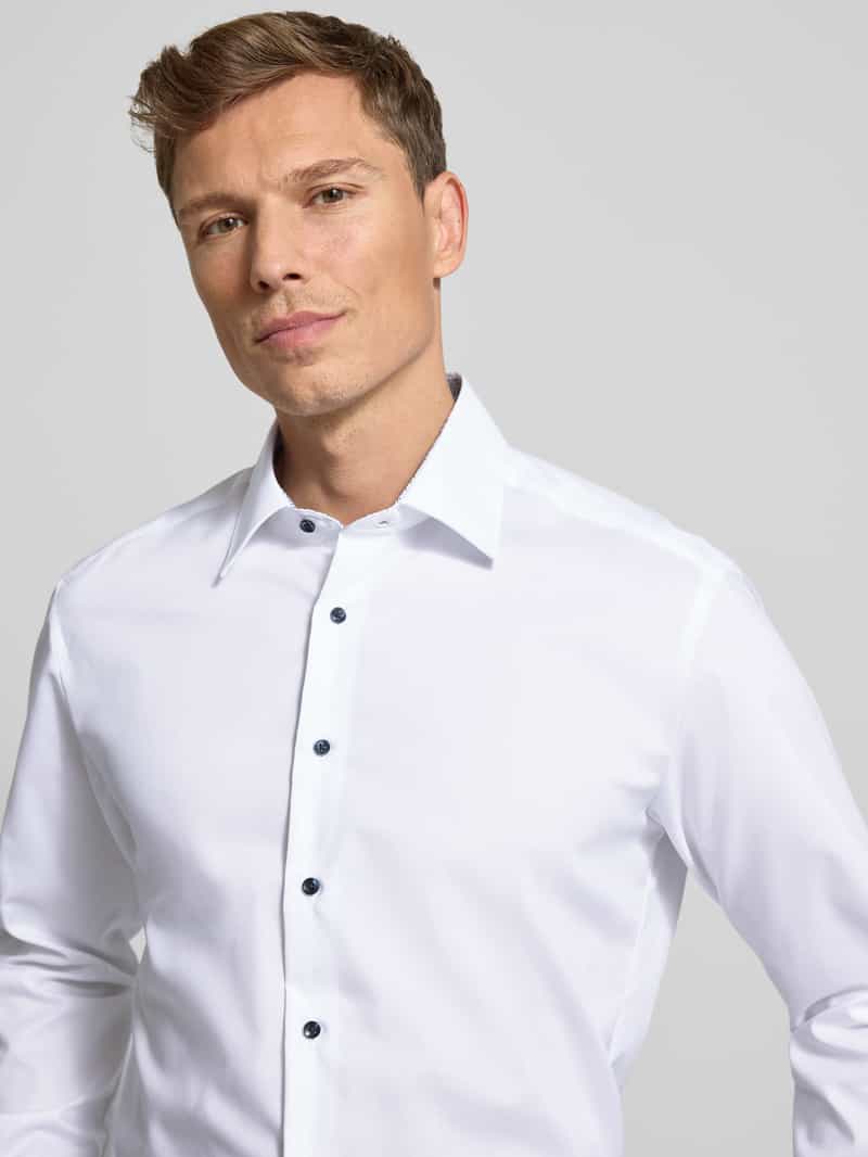 Eterna Modern fit zakelijk overhemd met knoopsluiting