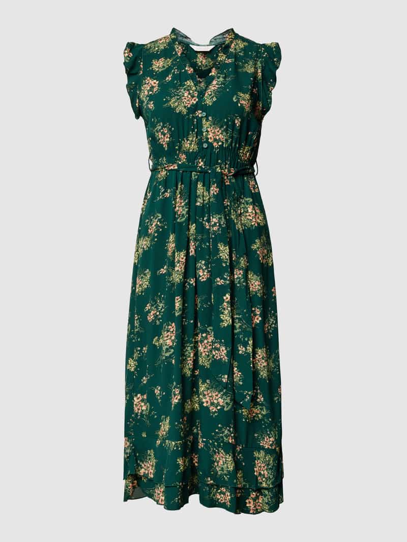 Apricot Midi-jurk met all-over motief