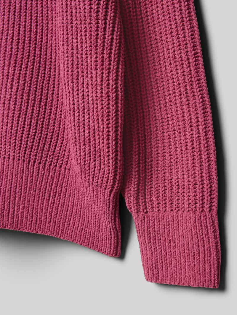 s.Oliver RED LABEL Loose fit gebreide pullover met opstaande kraag