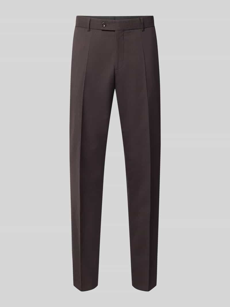 straight fit pantalon van scheerwol model 'Paco'
