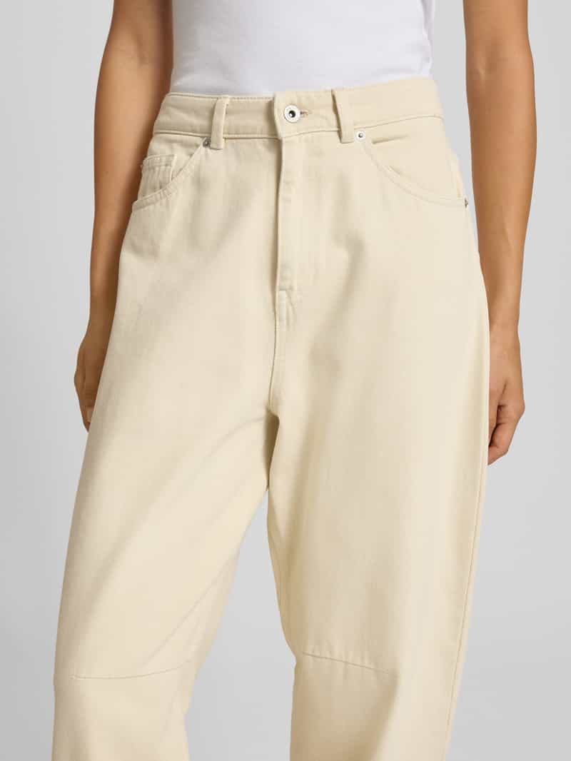 Jake*s Casual Jeans met wijde pijpen en deelnaden
