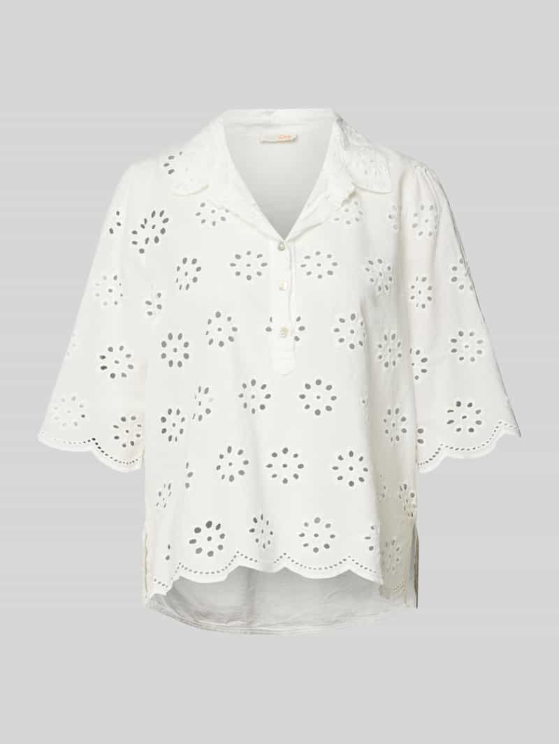 Heartkiss Blouse met broderie anglaise