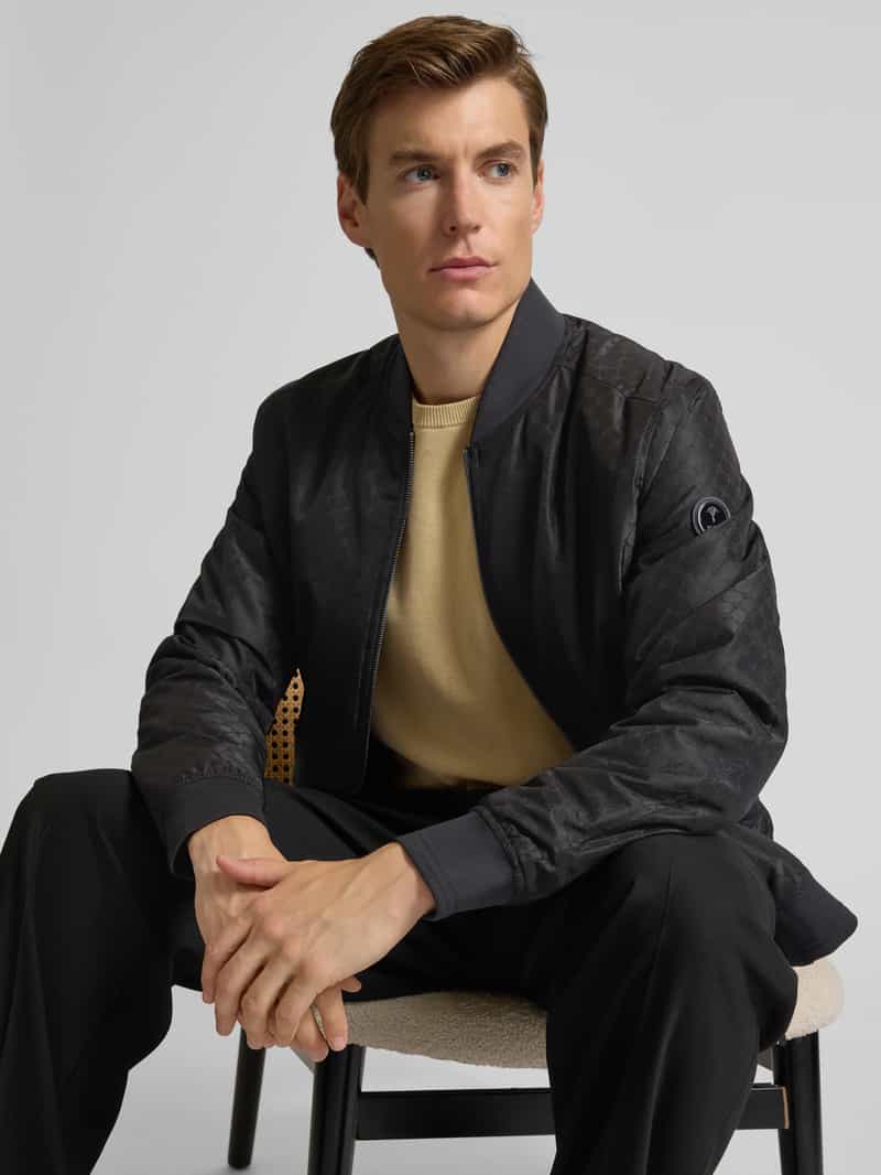 JOOP! Collection Regular fit sweatjack met all-over motiefprint